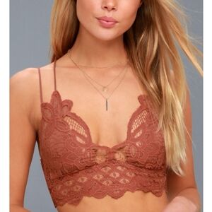Free People Bralette Copper Adella